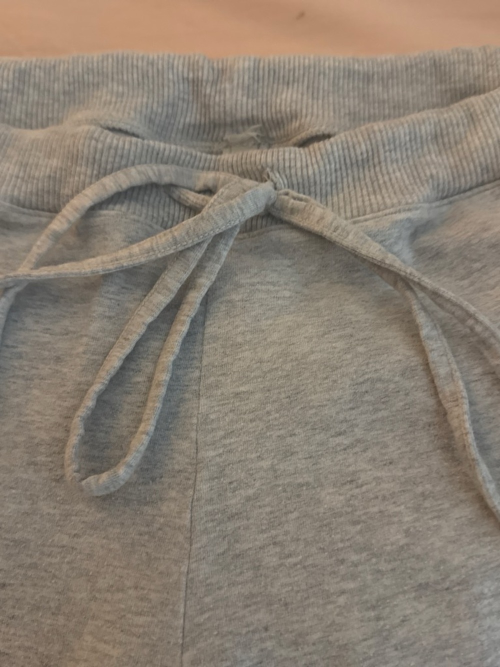 SKIMS Heather Gray Sweat Joggers with Drawstring